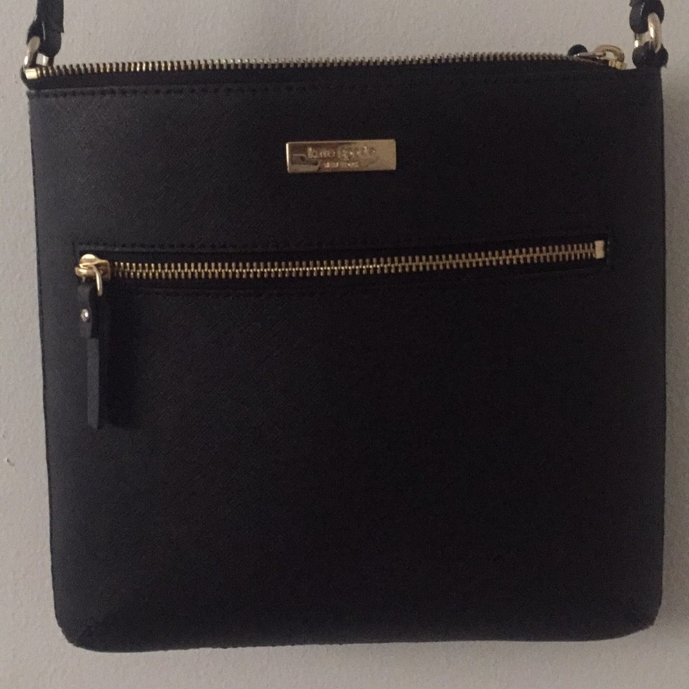 Black Kate Spade crossbody bag